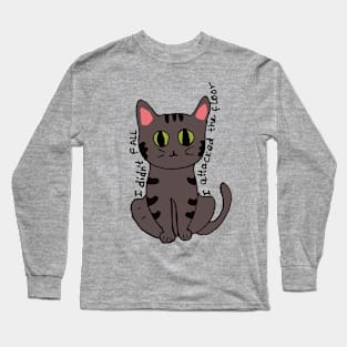 Poor cat Long Sleeve T-Shirt